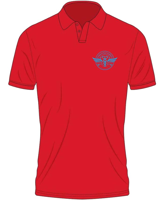 Unisex Performance Short Sleeve Alumni Polo Shirt - Red